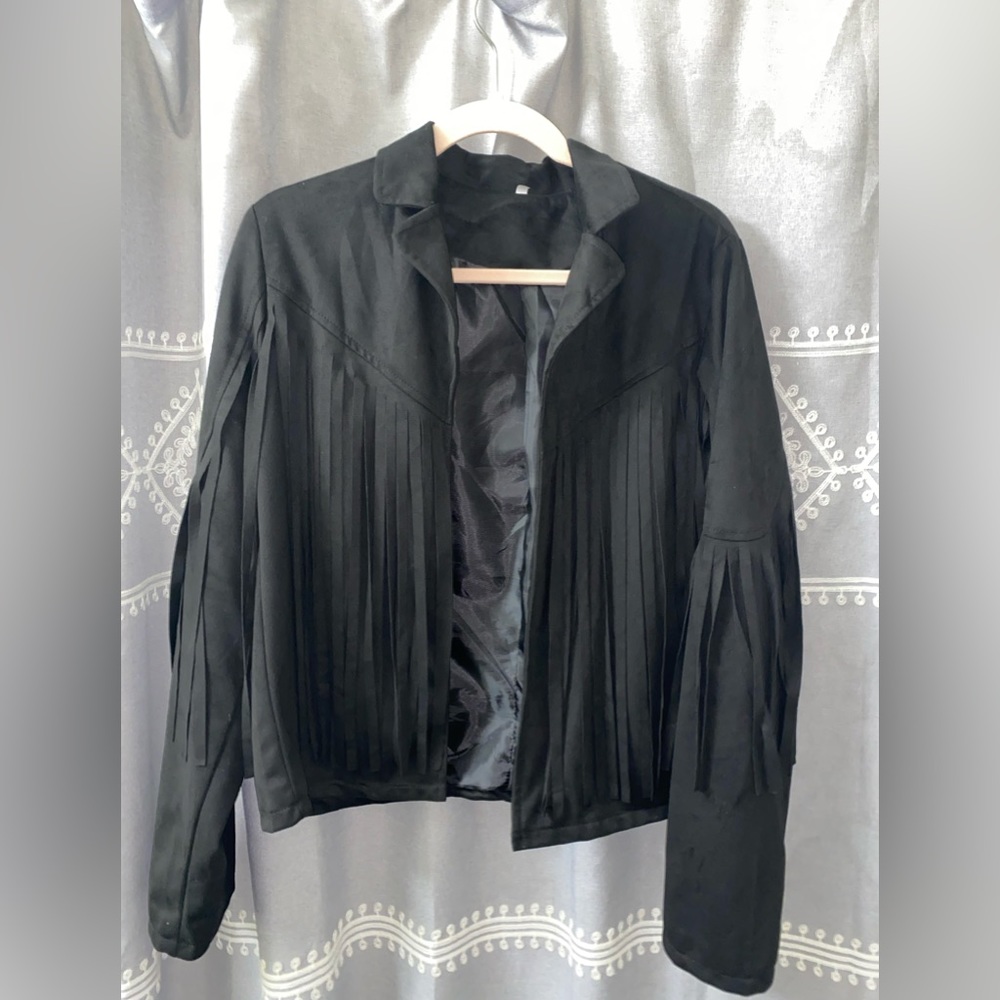 Black tassel jacket